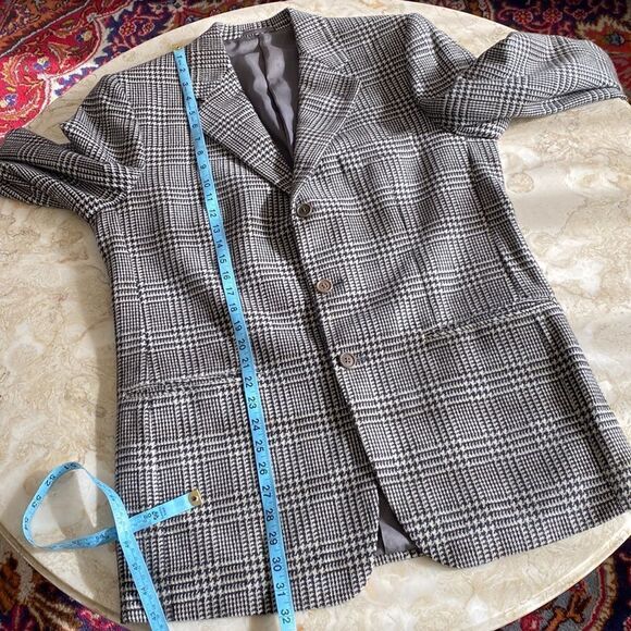 Nino Cerrutti 1881 Cashmere Houndstooth Blazer Made in Italy - Picture 13 of 13